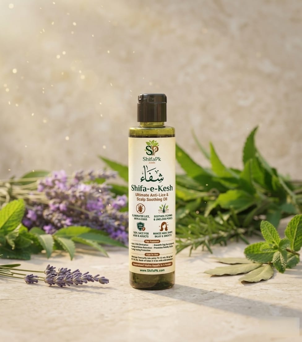 Shifa-e-Kesh
Herbal Anti-Lice & Scalp Care Oil