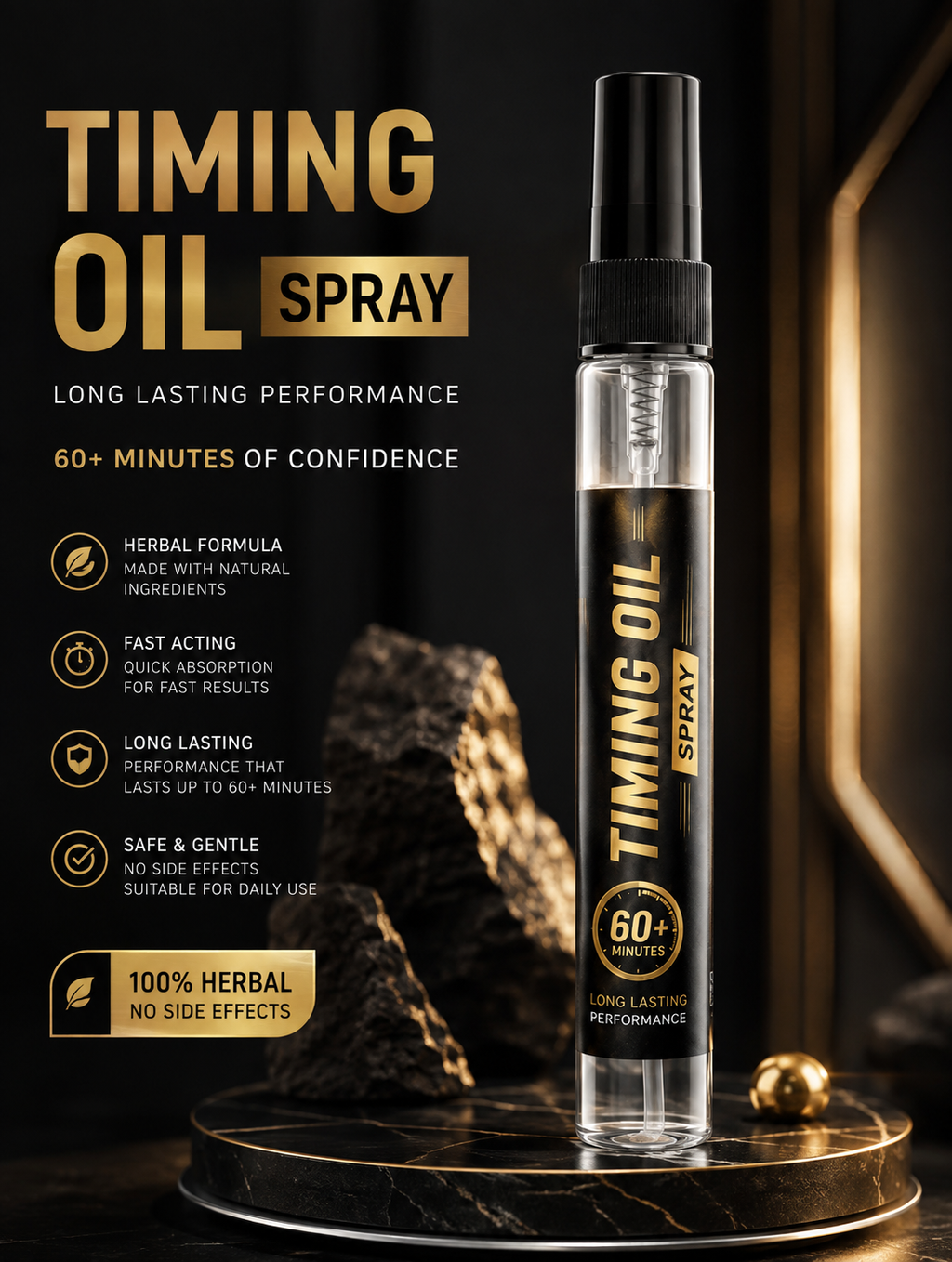 Herbal Timing Oil Spray
